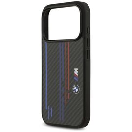 BMW M Kevlar Lines &amp; Logo MagSafe Case for iPhone 17 Pro - Black - Apple Cases - Cases - Techbox