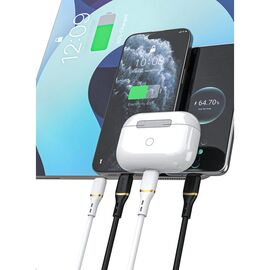 Dudao L25C USB-C - USB-C Silicone Cable 60W 1m - White - Cables & Adapters - Cables & Accessories - Techbox