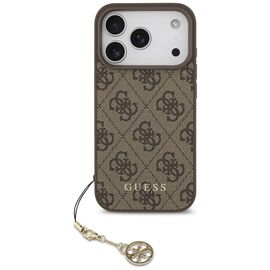 Guess 4G Charms Collection MagSafe case for iPhone 17 Pro - brown - Apple Cases - Cases - Techbox