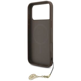 Guess 4G Charms Collection MagSafe case for iPhone 17 Pro Max - brown - Apple Cases - Cases - Techbox