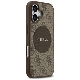 Guess 4G Circle Classic Logo MagSafe case for iPhone 17 - brown | Techbox