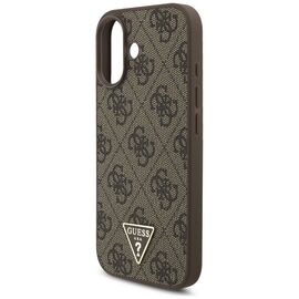 Guess 4G Strap Triangle Logo MagSafe case for iPhone 17 - brown - Uncategorized Cases (2) - Cases - Techbox