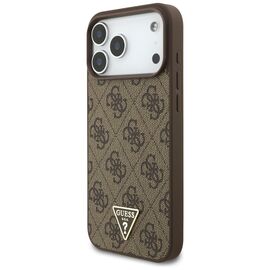 Guess 4G Strap Triangle Logo MagSafe Case for iPhone 17 Pro Max - Brown - Apple Cases - Cases - Techbox