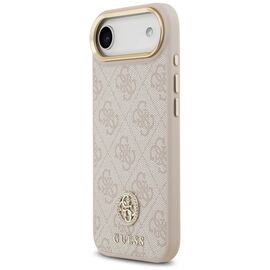 Guess 4G Strass Logo &amp; Big Strap Metal Buttons MagSafe Case for iPhone Air - Pink - Apple Cases - Cases - Techbox