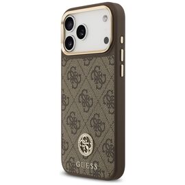 Guess 4G Strass Logo MagSafe Case for iPhone 17 Pro Max - Brown - Apple Cases - Cases - Techbox