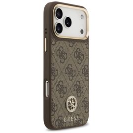 Guess 4G Strass Logo MagSafe Case for iPhone 17 Pro Max - Brown - Apple Cases - Cases - Techbox