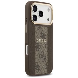 Guess 4G Stripe MagSafe case for iPhone 17 Pro - brown - Apple Cases - Cases - Techbox