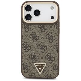 Guess 4G Triangle Logo MagSafe Case for iPhone 17 Pro Max - Brown &amp; Gold - Apple Cases - Cases - Techbox