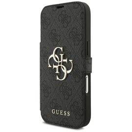 Guess Book 4G Metal Logo Case for iPhone 17 Pro - Black | Techbox