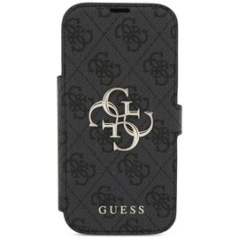 Guess Book 4G Metal Logo Case for iPhone 17 Pro - Black | Techbox