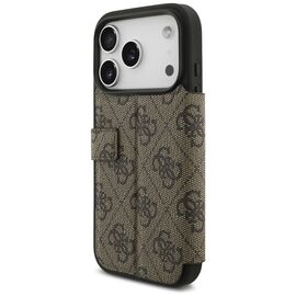 Guess Book 4G Metal Logo Case for iPhone 17 Pro - Brown | Techbox