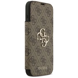 Guess Book 4G Metal Logo Case for iPhone 17 Pro Max - Brown | Techbox