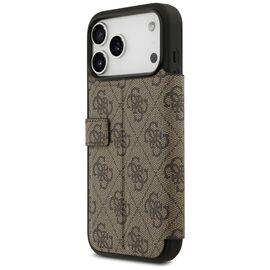 Guess Book 4G Metal Logo Case for iPhone 17 Pro Max - Brown | Techbox