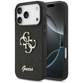 Guess Fixed Glitter Big 4G case for iPhone 17 Pro - black - Apple Cases - Cases - Techbox