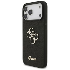 Guess Fixed Glitter Big 4G case for iPhone 17 Pro Max - black | Techbox