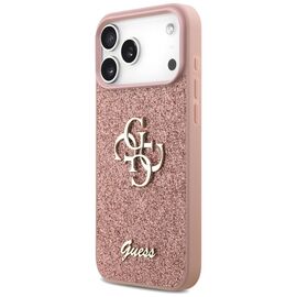 Guess Fixed Glitter Big 4G Case for iPhone 17 Pro Max - Pink | Techbox