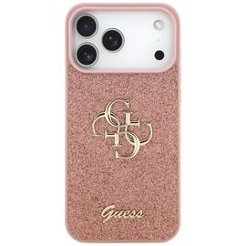 Guess Fixed Glitter Big 4G Case for iPhone 17 Pro Max - Pink | Techbox