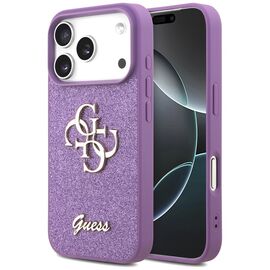 Guess Fixed Glitter Big 4G case for iPhone 17 Pro - purple | Techbox
