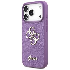 Guess Fixed Glitter Big 4G case for iPhone 17 Pro - purple | Techbox