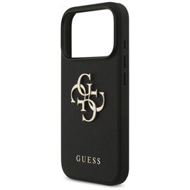 Guess Grained Big 4G &amp; Classic Logo case for iPhone 17 Pro - black | Techbox
