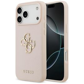 Guess Grained Big 4G &amp; Classic Logo Case for iPhone 17 Pro Max - Pink | Techbox