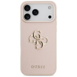 Guess Grained Big 4G &amp; Classic Logo Case for iPhone 17 Pro Max - Pink | Techbox