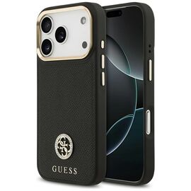 Guess Grained Strass Logo MagSafe case for iPhone 17 Pro - black - Apple Cases - Cases - Techbox