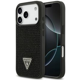 Guess Rhinestone Triangle Logo Case for iPhone 17 Pro - Black - Uncategorized Cases (2) - Cases - Techbox