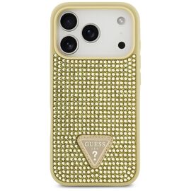 Guess Rhinestone Triangle Logo iPhone 17 Pro Case - Gold - Uncategorized Cases (2) - Cases - Techbox