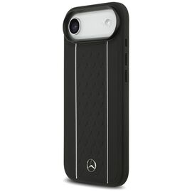 Mercedes Leather Star Pattern Stripes MagSafe case for iPhone Air - black - Apple Cases - Cases - Techbox