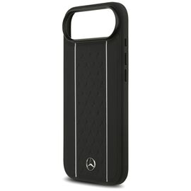 Mercedes Leather Star Pattern Stripes MagSafe case for iPhone Air - black - Apple Cases - Cases - Techbox