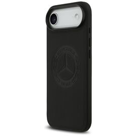 Mercedes Leather Vintage Logo MagSafe Case for iPhone Air - Black - Apple Cases - Cases - Techbox