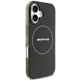 AMG Nauble Layer Transparent Smocked MagSafe Case for iPhone 17 - Black | Techbox