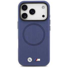 BMW M FW Metal Logo MagSafe Case for iPhone 17 Pro - Navy Blue | Techbox