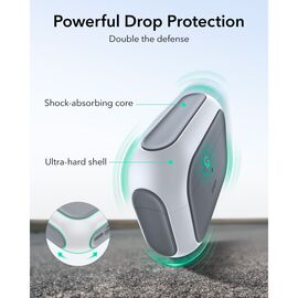 ESR Orbit HaloLock MagSafe case for AirPods Pro 3 - white | Techbox