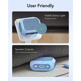 ESR Orbit Halolock MagSafe case for AirPods Pro - blue | Techbox