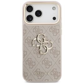 Guess 4G Big 4G Classic Logo Big Strap Metal Buttons Case for iPhone 17 Pro Max - Pink | Techbox