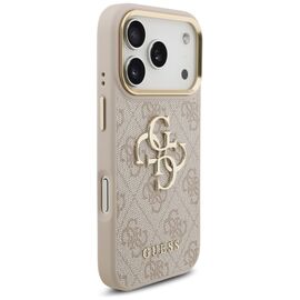 Guess 4G Big 4G Classic Logo Big Strap Metal Buttons Case for iPhone 17 Pro - Pink - Uncategorized Cases (2) - Cases - Techbox