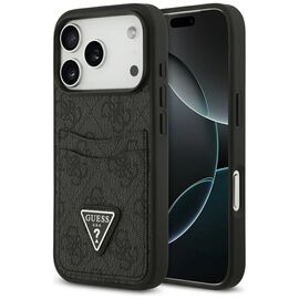 Guess 4G nauble Card Triangle case for iPhone 17 Pro - black | Techbox
