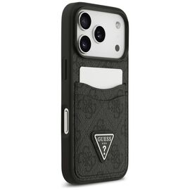 Guess 4G nauble Card Triangle case for iPhone 17 Pro - black | Techbox