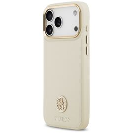 Guess Grained Strass Logo MagSafe case for iPhone 17 Pro Max - beige | Techbox