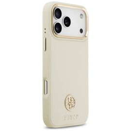 Guess Grained Strass Logo MagSafe case for iPhone 17 Pro Max - beige | Techbox