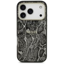 Guess Python Pattern MagSafe Case for iPhone 17 Pro - Black | Techbox