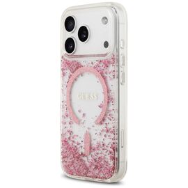 Guess Resin Bottom Glitter MagSafe Case for iPhone 17 Pro - Pink - Apple Cases - Cases - Techbox