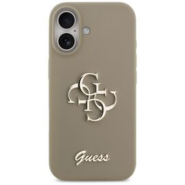 Guess Silicone Big 4G Script Case for iPhone 17 - Brown | Techbox