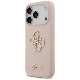 Guess Silicone Big 4G Script Case for iPhone 17 Pro - Pink | Techbox