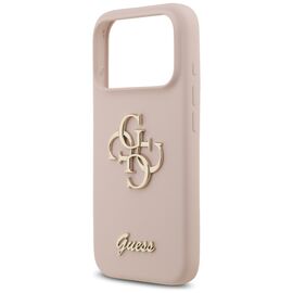Guess Silicone Big 4G Script Case for iPhone 17 Pro - Pink | Techbox