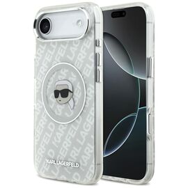 Karl Lagerfeld IML Karl Head Logo MagSafe iPhone Air Case - Gray | Techbox