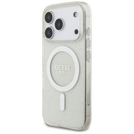 Guess IML Glitter Pearl Strap MagSafe Case for iPhone 17 Pro - Transparent - Uncategorized Cases (2) - Cases - Techbox