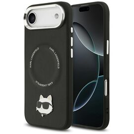 Karl Lagerfeld Choupette Pin MagSafe Case for iPhone Air Black | Techbox